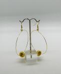 Large Gold Dangly Hoops