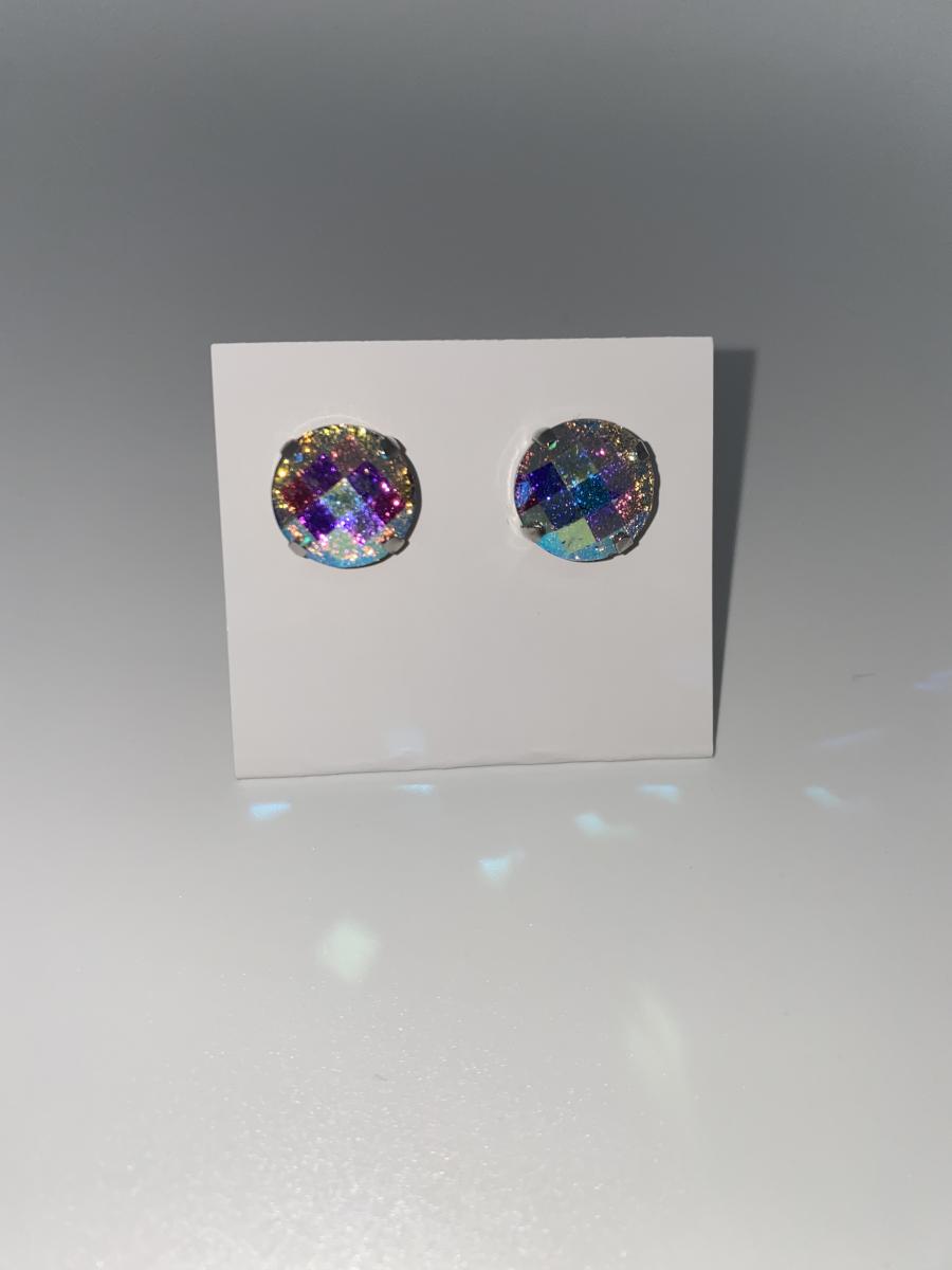 Iridescent Stud Earrings picture