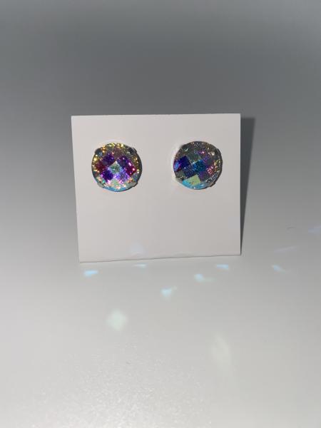 Iridescent Stud Earrings picture