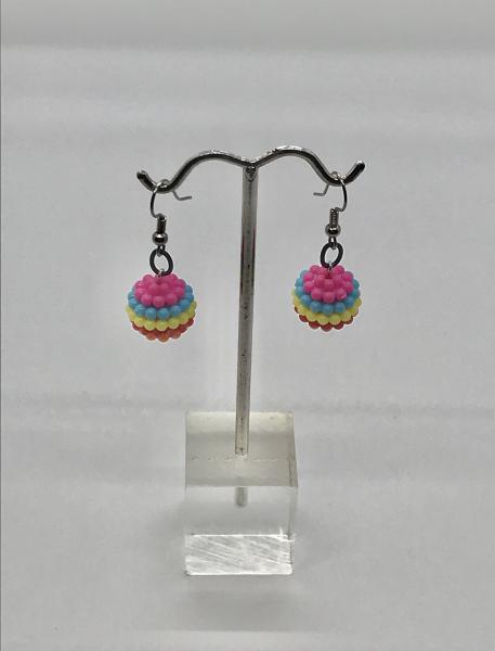 Colorful Berry/Blue Earrings picture