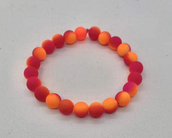 Neon Orange/Pink Bracelet