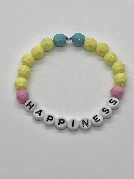 Yellow/Pink Name Bracelet picture