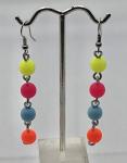 Colorful Neon Dangly Earrings