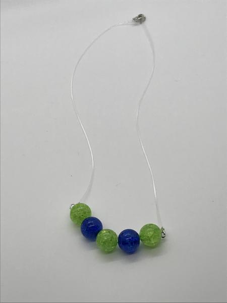 Green/Blue Invisible Necklace picture