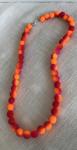 Neon Orange & Pink Necklace