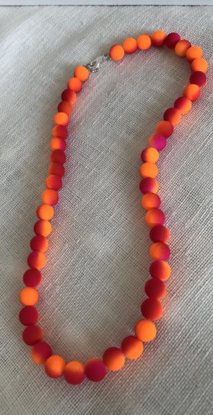 Neon Orange & Pink Necklace picture