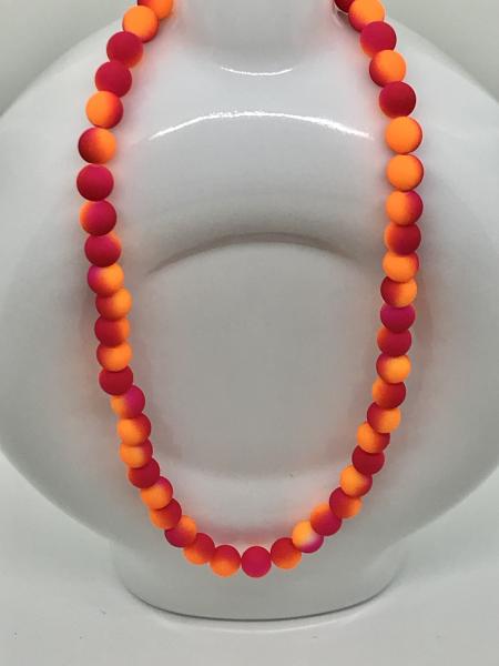 Neon Orange & Pink Necklace picture