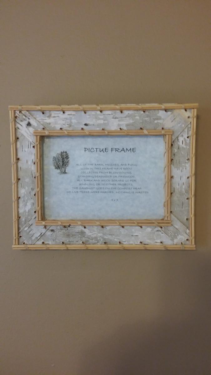 5" x 7" Birch Bark Picture Frame picture