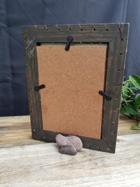 Stone Easel Birch Bark Picture Frame picture