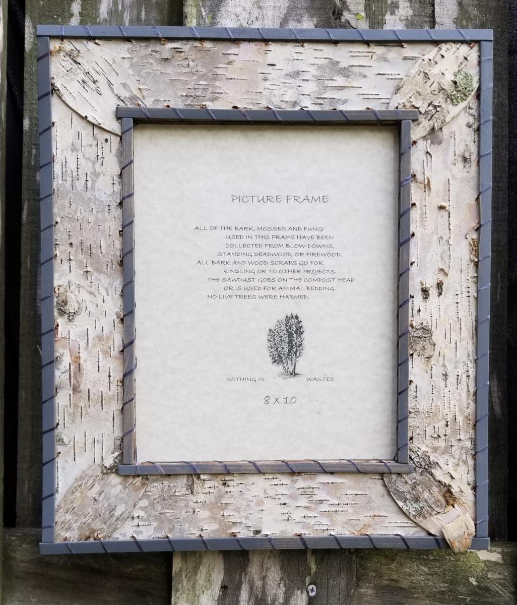 8" x 10" Birch Bark Picture Frame Eventeny
