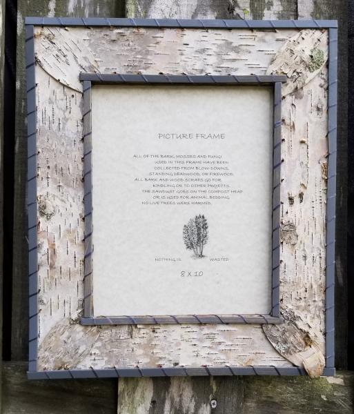 8" x 10" Birch Bark Picture Frame picture