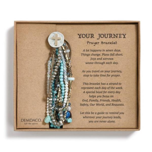 Your Journey Prayer Bracelet, Turquoise