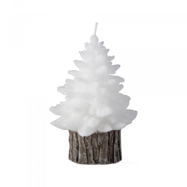 White spruce rustic tree candle, small picture