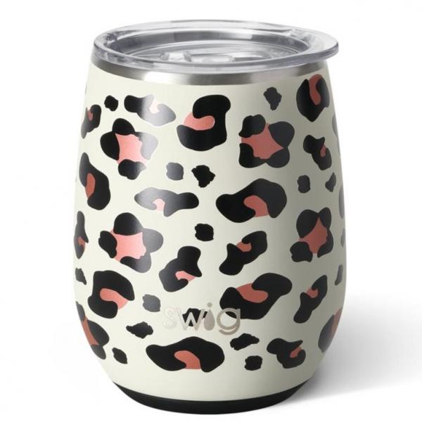 Swig Stemless Wine Cup, Luxy Leopard picture