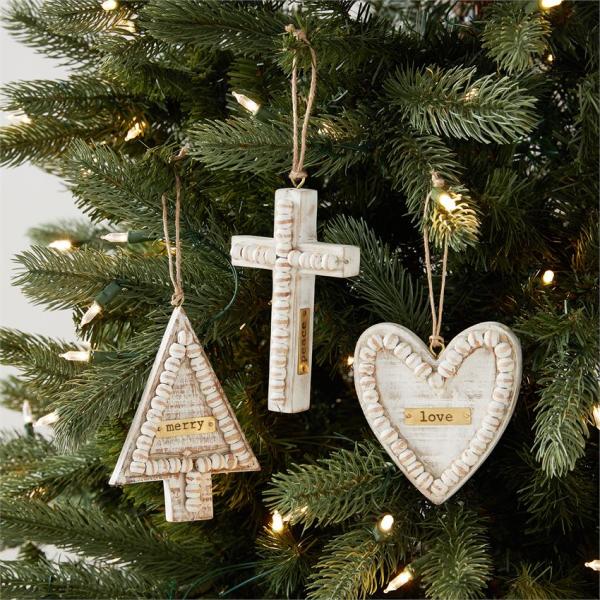 Beaded Plaque Ornaments picture