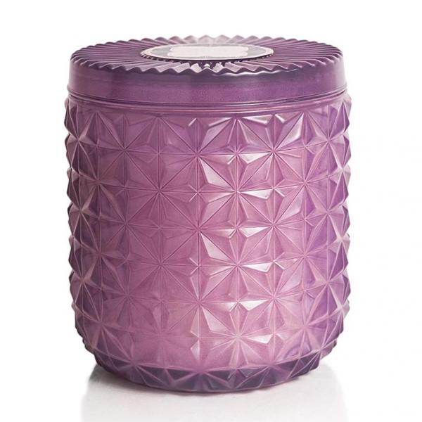 Jumbo Muse Faceted Candle, Blue Jean