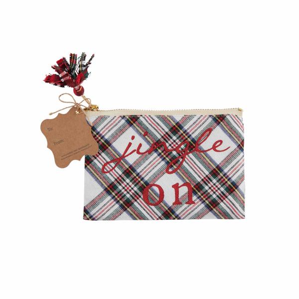 Jingle On Plaid Gift Pouch picture