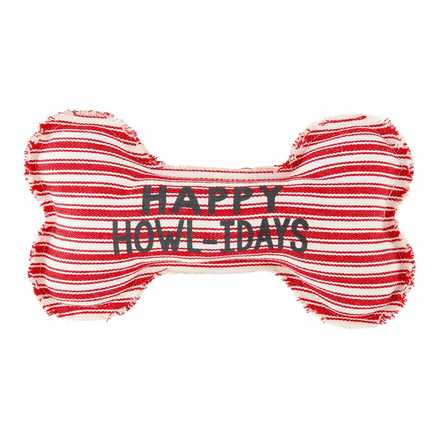 Canvas Holiday Dog Bones picture