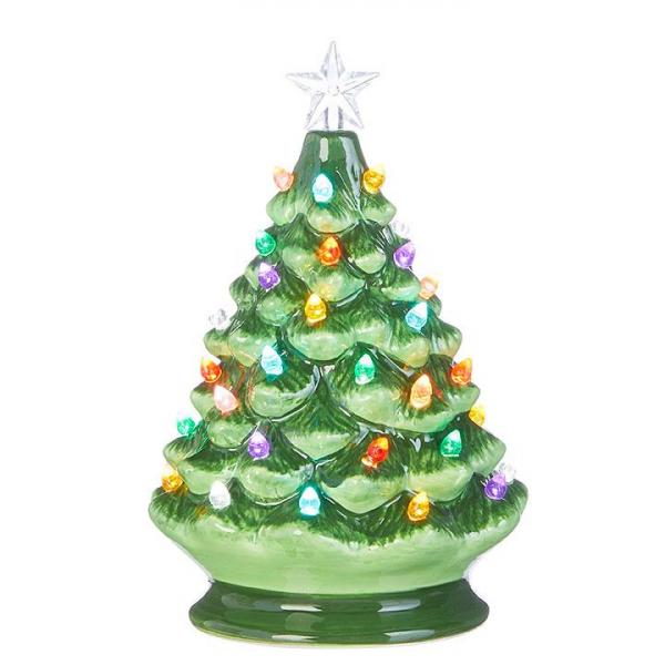 Vintage Lighted Tree, 8 inches picture