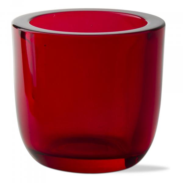 Red Glass Tealight Holder picture