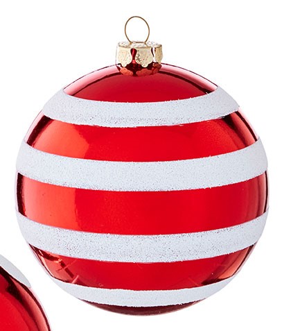 Red Dots and Stripes Ornaments picture