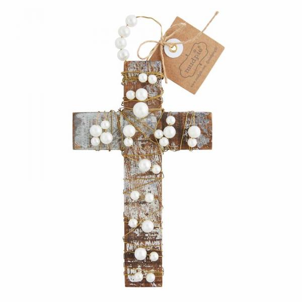 Pearl Cross Ornaments picture