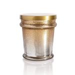 Mercury Ombre Found Glass Candle, Crystal Pine
