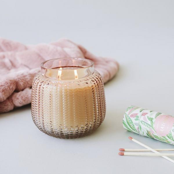 Sweet Grace Textured Glass Candle picture