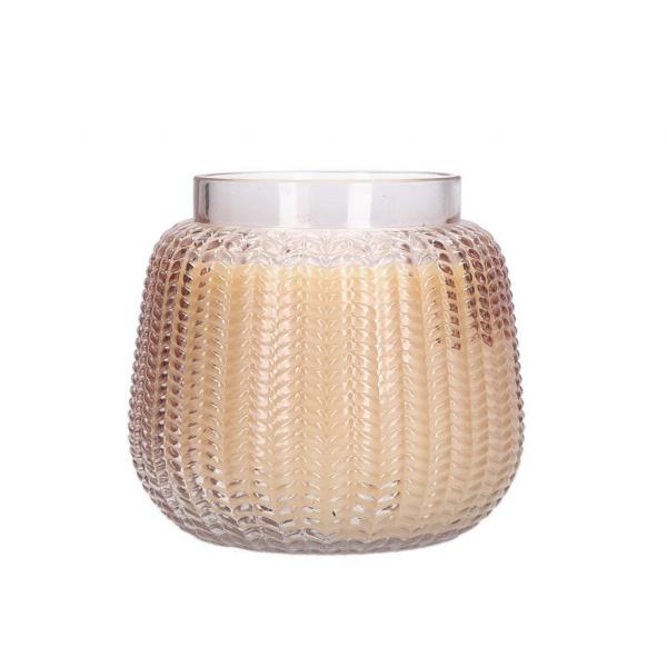 Sweet Grace Textured Glass Candle picture