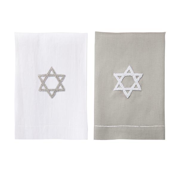 Hanukkah French Knot Towels picture
