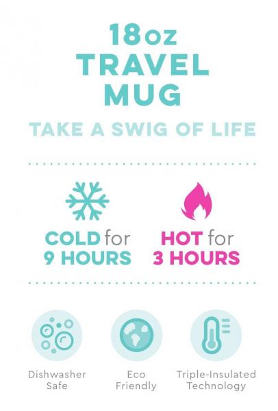 Swig Travel Mug, Swirled Peace picture