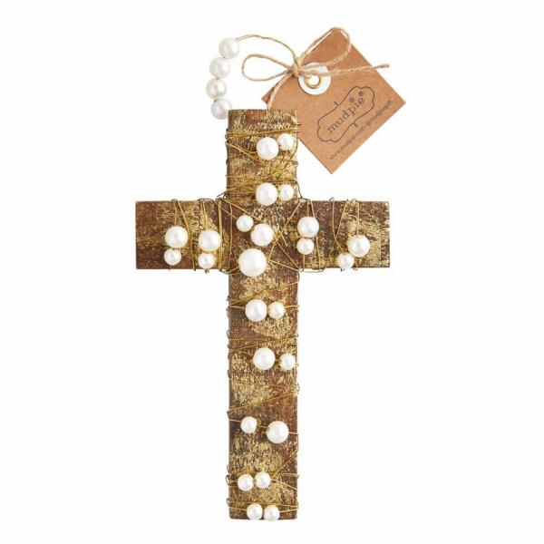 Pearl Cross Ornaments picture