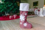 30" Plaid & Flakes Standing Stocking