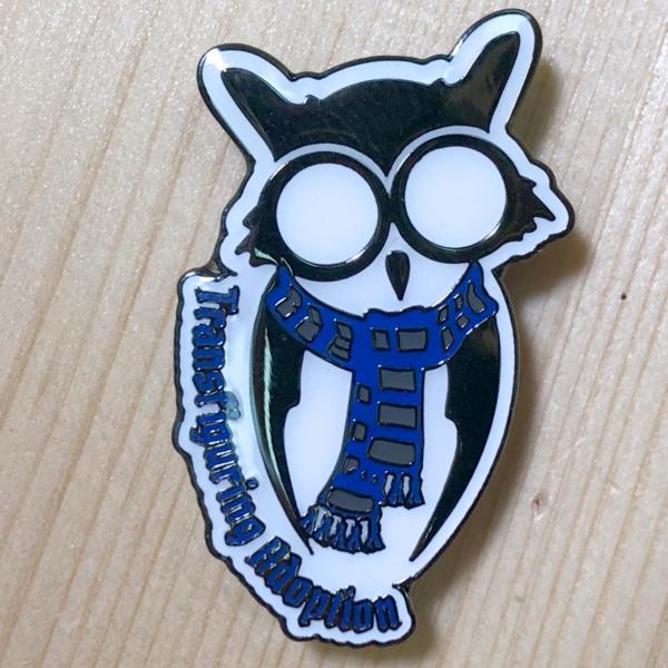Owl Pin (Metal)