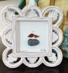 Sea Glass Love Birds