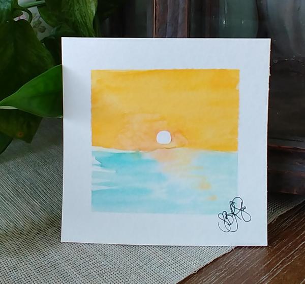 Watercolor Sunset picture