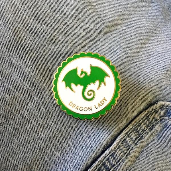 Dragon Lady Enamel Pin - Mythical Moods picture