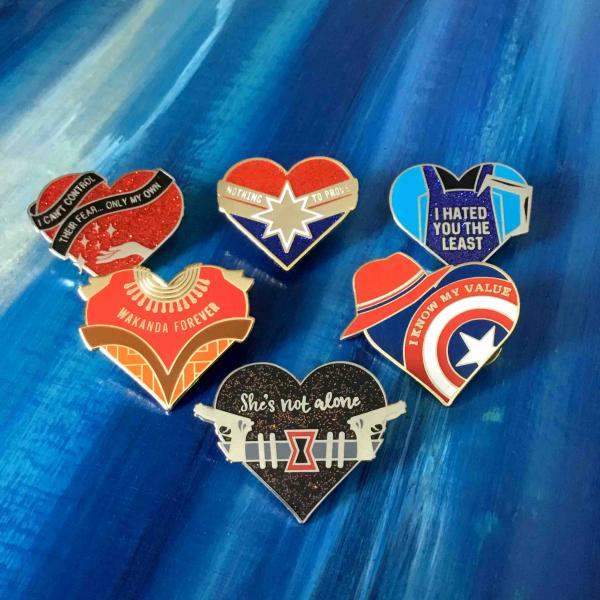Agent Peggy Carter Enamel Pin - I Know My Value picture