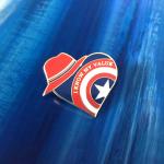 Agent Peggy Carter Enamel Pin - I Know My Value