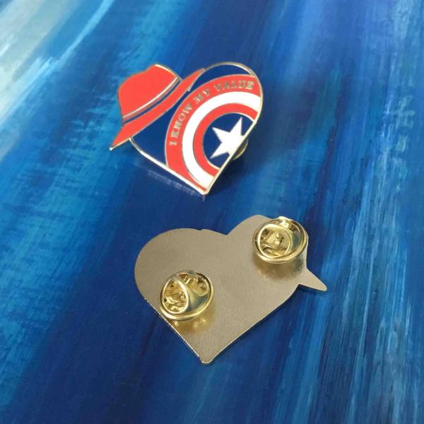 Agent Peggy Carter Enamel Pin - I Know My Value picture