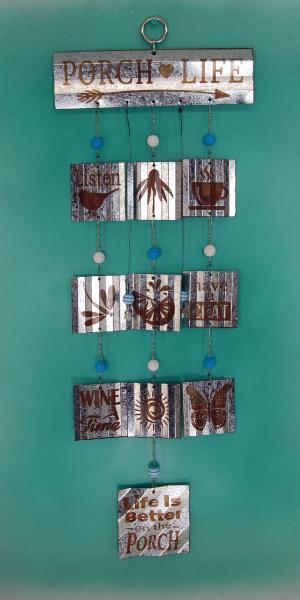 Porch Life (Green Color Theme) Wind Chime