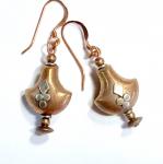 Funky Copper Earrings