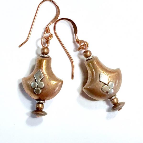 Funky Copper Earrings picture