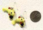 Yellow Fish Earrings