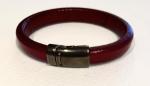 Burgundy Leather Bracelet