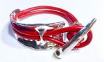 Double Red Cord Bracelet