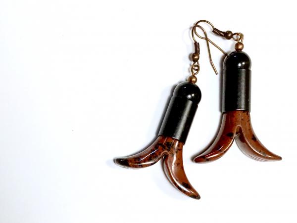 Mahogany Obsidian Earrings