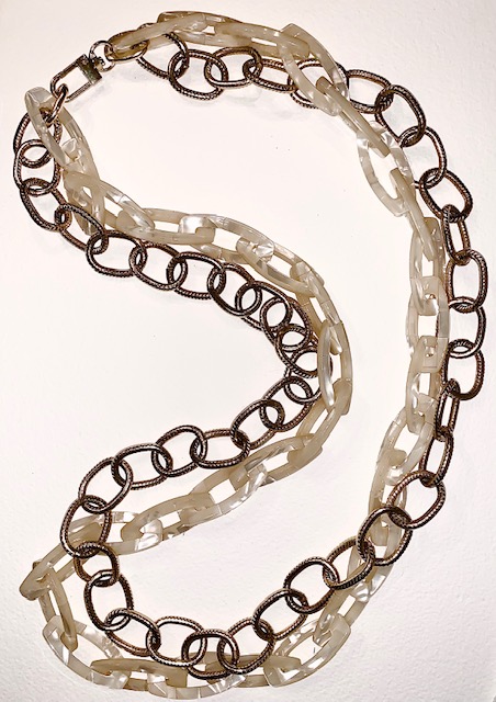 Vintage Lucite Chain Necklace