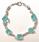 Aquamarine Crystal Necklace