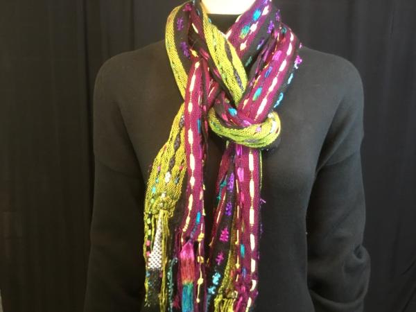 Handwoven Tencel scarf picture